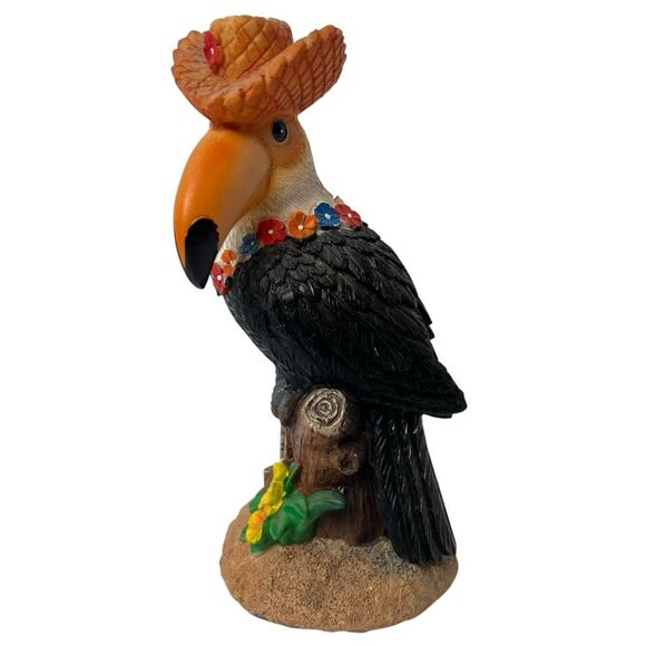 Parrot Island Time Statue 8” - Picture 4 of 5